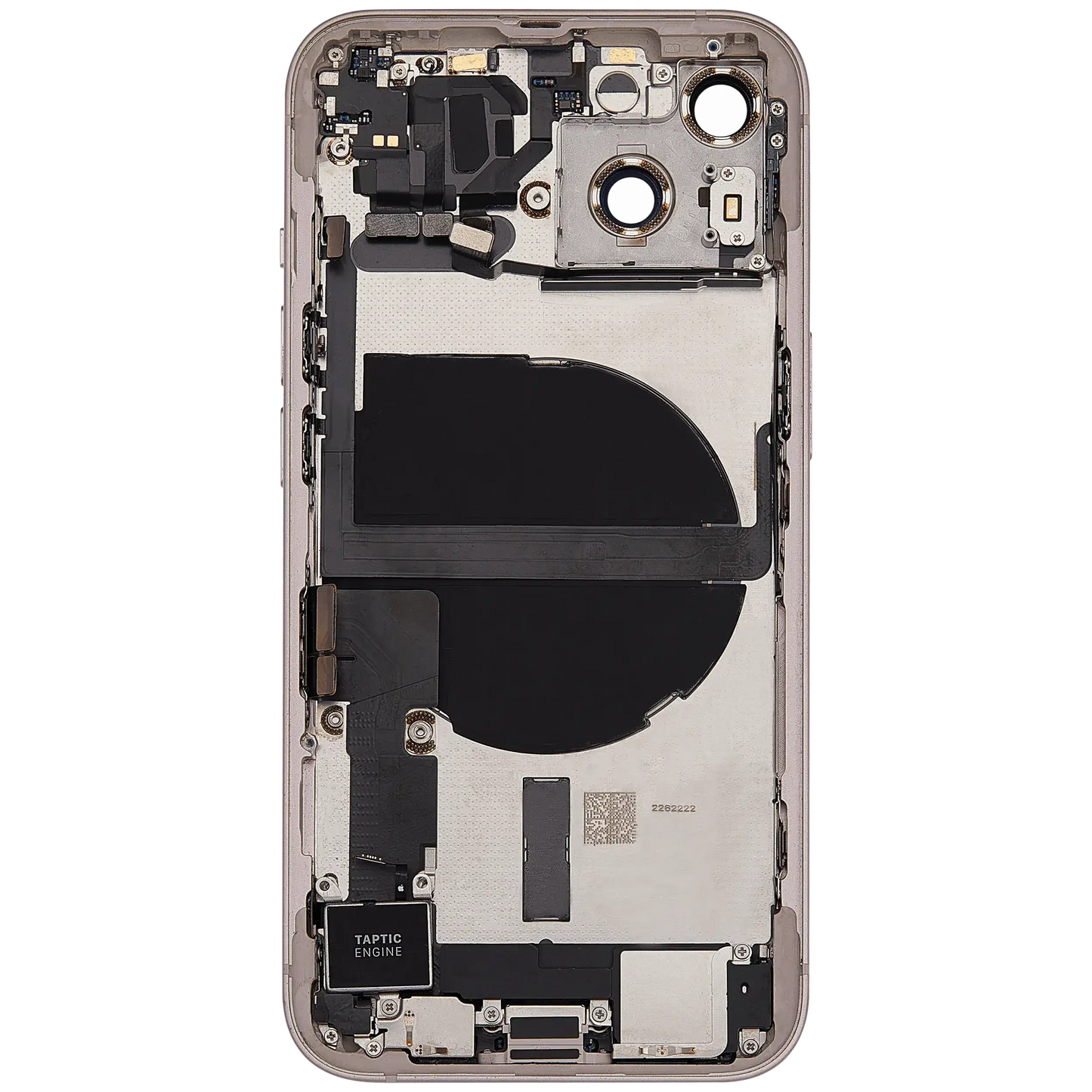 Back Housing W/ Charging Port Flex & Small Parts For iPhone 13 (EU / Global Version) (Pull) (Pink)
