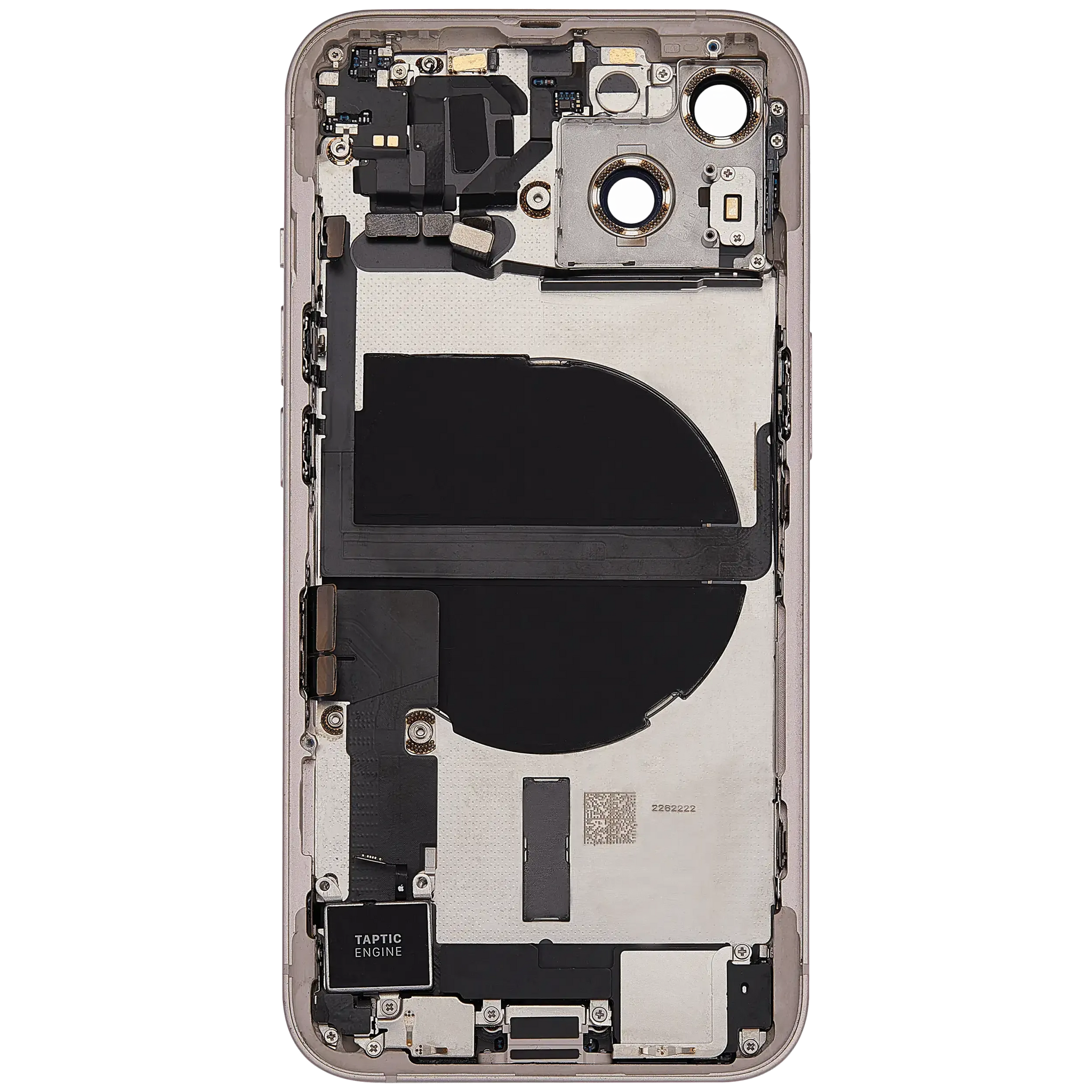 Back Housing W/ Charging Port Flex & Small Parts For iPhone 13 (EU / Global Version) (Pull) (Pink)