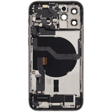 Back Housing W/ Charging Port Flex & Small Parts For iPhone 12 Pro (US Version) (Pull) (Graphite)
