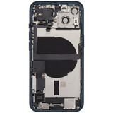 Back Housing W/ Charging Port Flex & Small Parts For iPhone 13 (US Version) (Used OEM) (Pull) (Midnight)