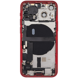 Back Housing W/ Charging Port Flex & Small Parts For iPhone 13 Mini (US Version) (Used OEM) (Pull) (Red)