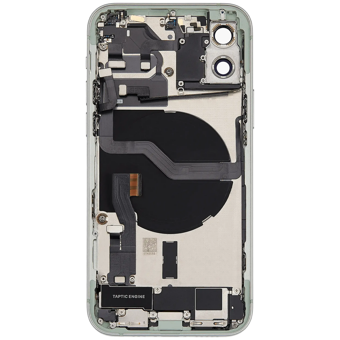 Back Housing W/ Charging Port Flex & Small Parts For iPhone 12 (EU / Global Version) (Used OEM) (Pull) (Green)