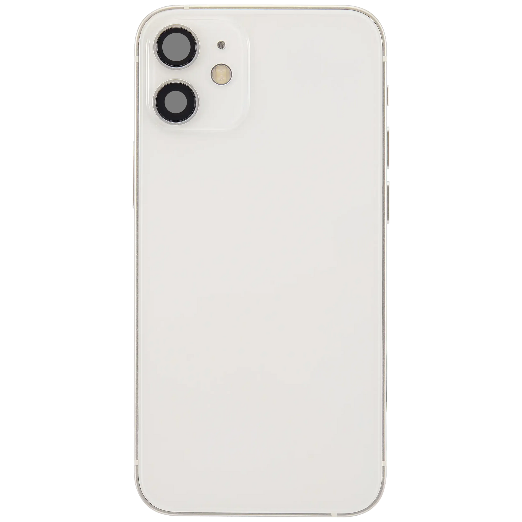 Back Housing W/ Charging Port Flex & Small Parts For iPhone 12 Mini (EU / Global Version) (Pull) (White)