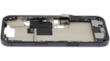 Mid-Frame Housing W/ Charging Port Flex & Small Parts For iPhone 16 Pro (EU / Global Version) (Pull) (Black Titanium)