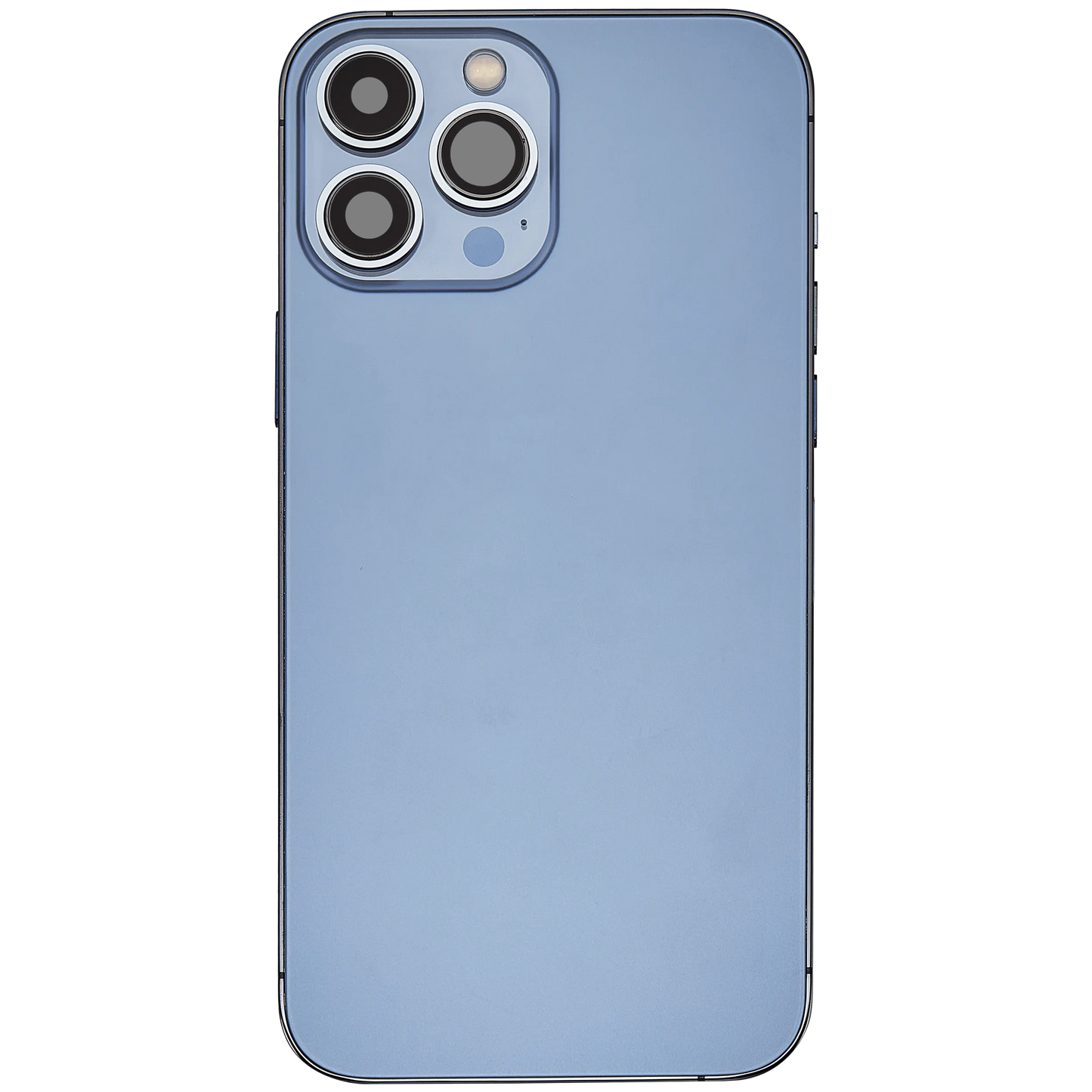 Back Housing W/ Small Parts For iPhone 13 Pro Max (EU / Global Version) (Used OEM) (Pull) (Sierra Blue)