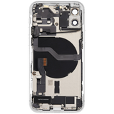 Back Housing W/ Charging Port Flex & Small Parts For iPhone 12 (EU / Global Version) (Used OEM) (Pull) (White)