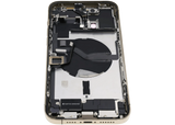 Back Housing W/ Charging Port Flex & Small Parts For iPhone 12 Pro Max (US Version) (Used OEM) (Pull) (Gold)