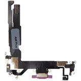 Charging Port Flex Cable For iPhone 16 (Pull) (Pink)