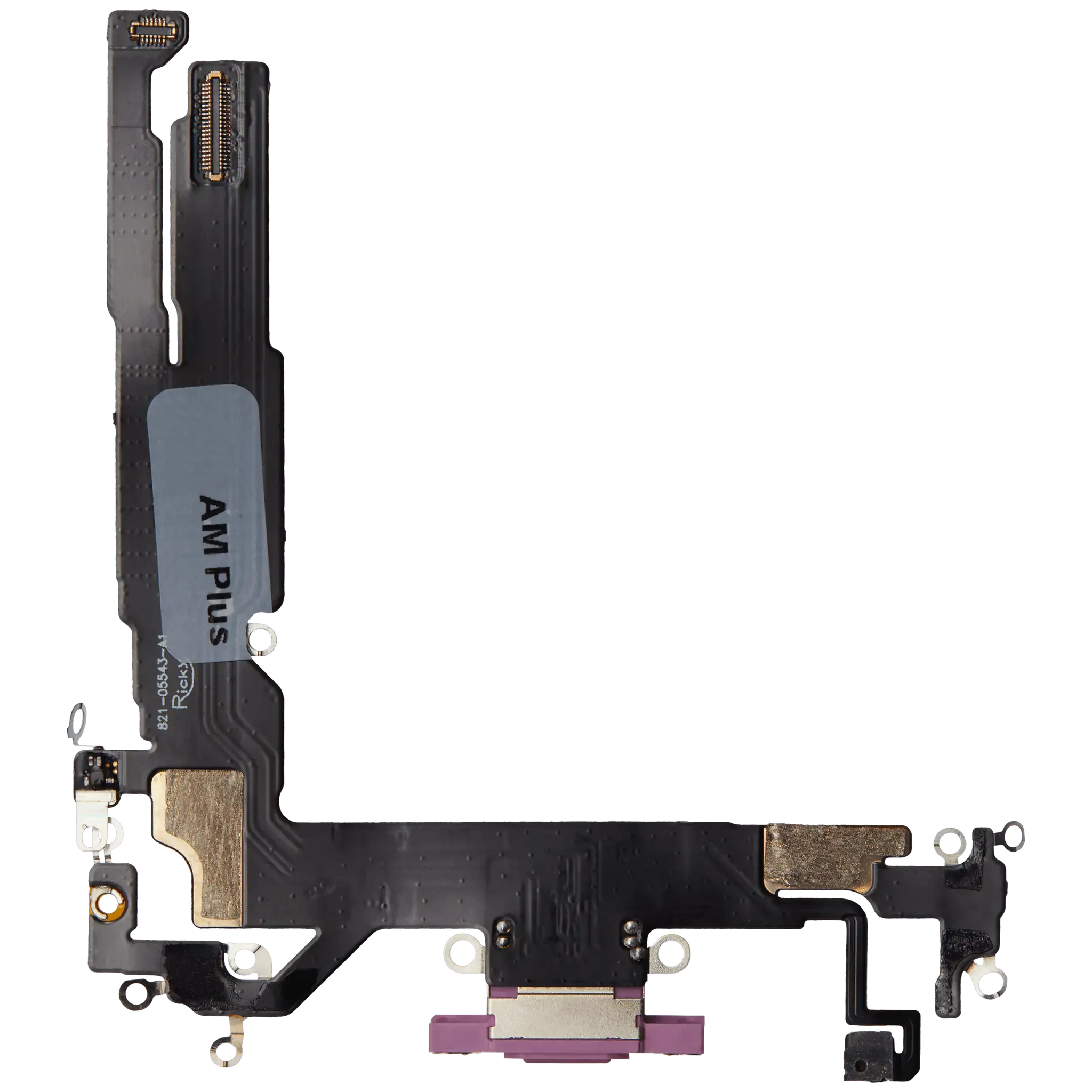 Charging Port Flex Cable For iPhone 16 (Pull) (Pink)
