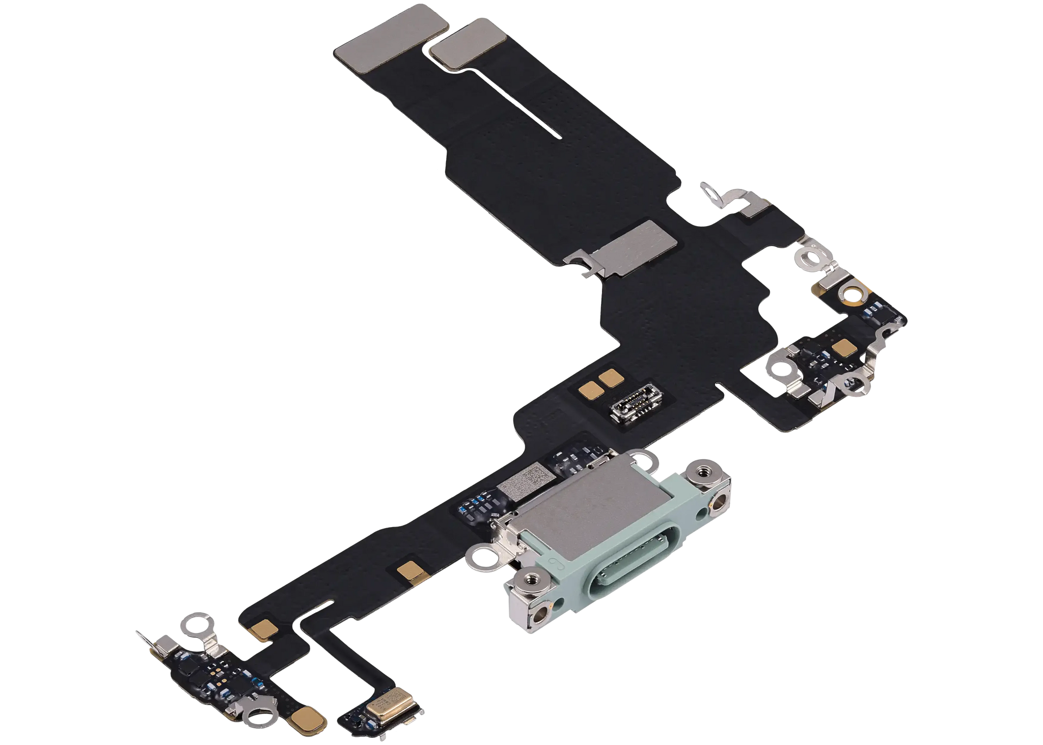 Charging Port Flex Cable For iPhone 15 (Pull) (Green)