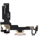 Charging Port Flex Cable For iPhone 15 (Pull) (Pink)