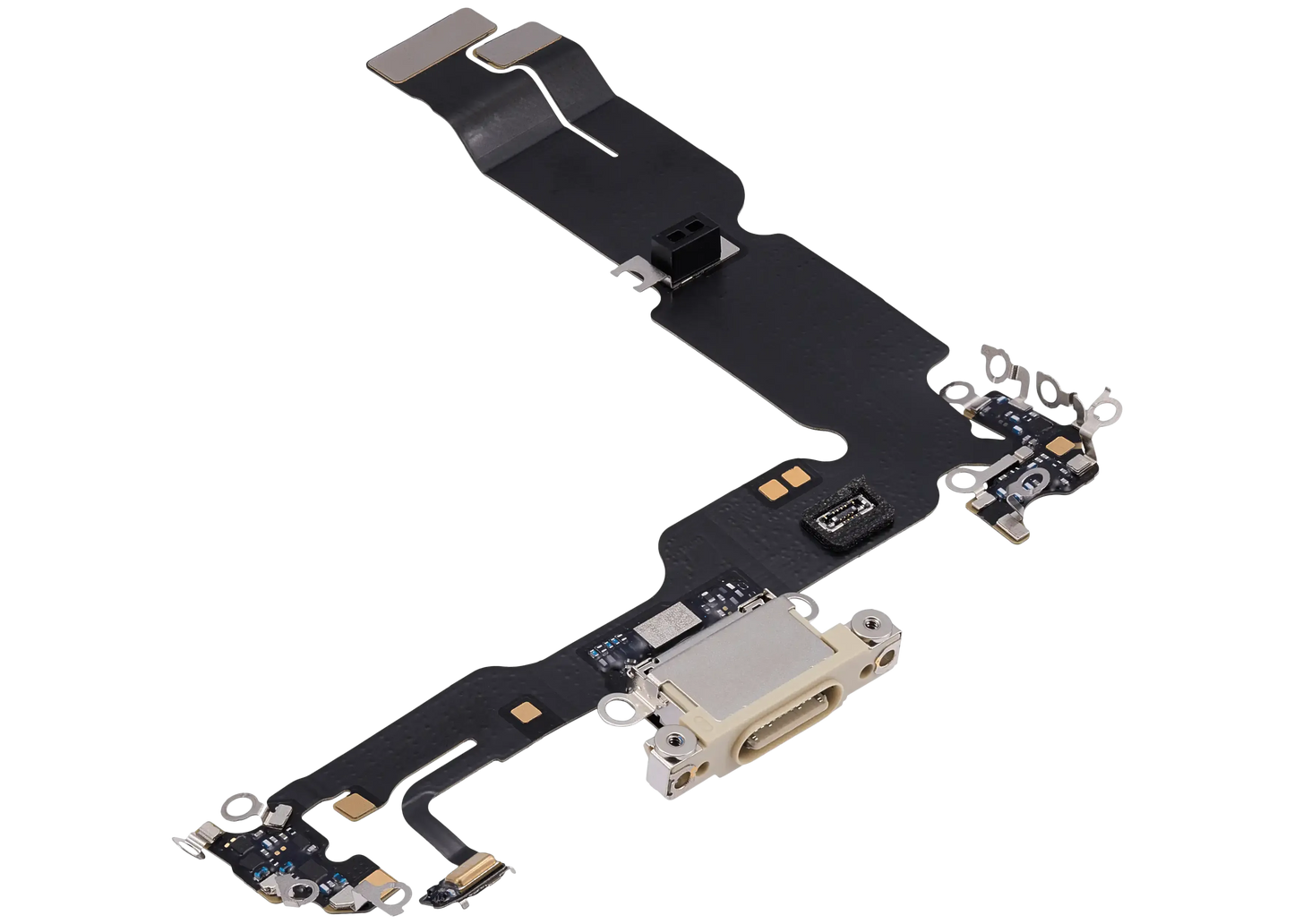 Charging Port Flex Cable For iPhone 15 Plus (Pull) (Yellow)