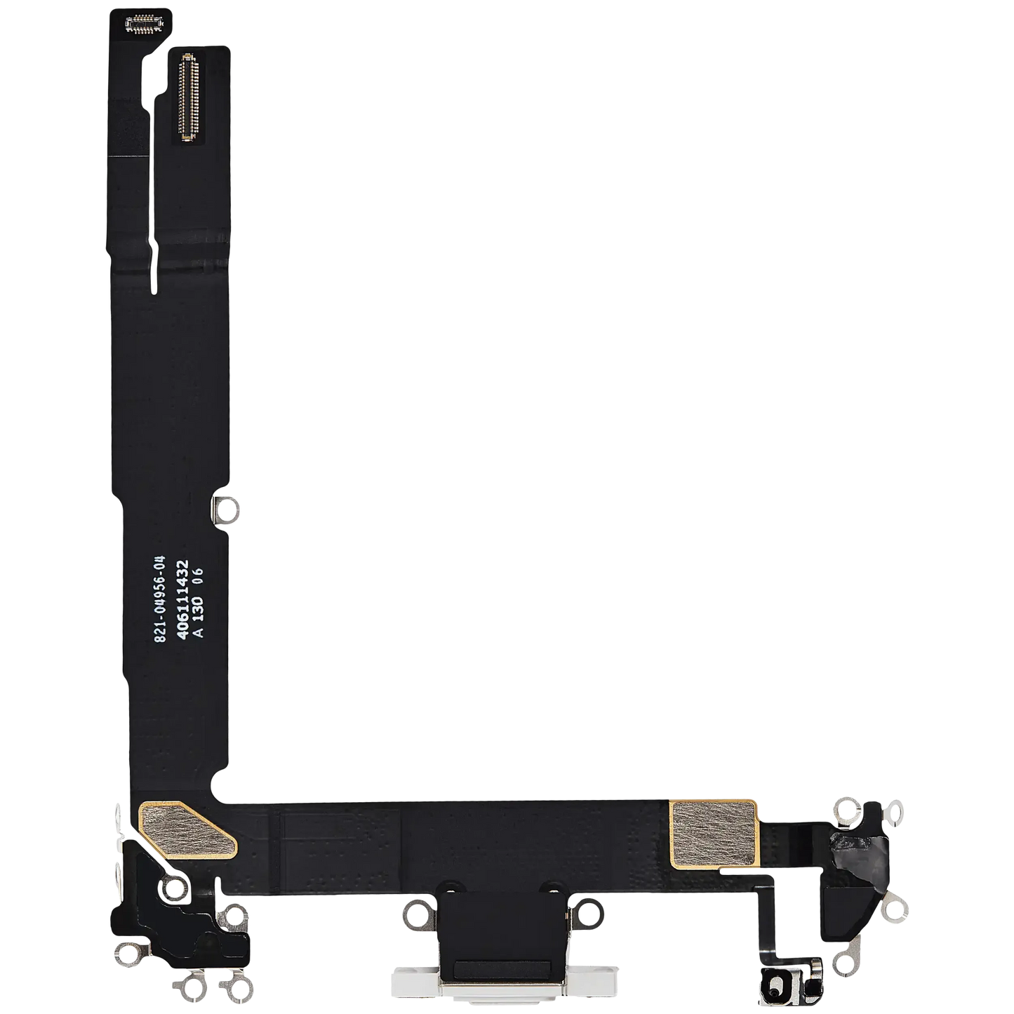 Charging Port Flex Cable For iPhone 16 Plus (Pull) (White)