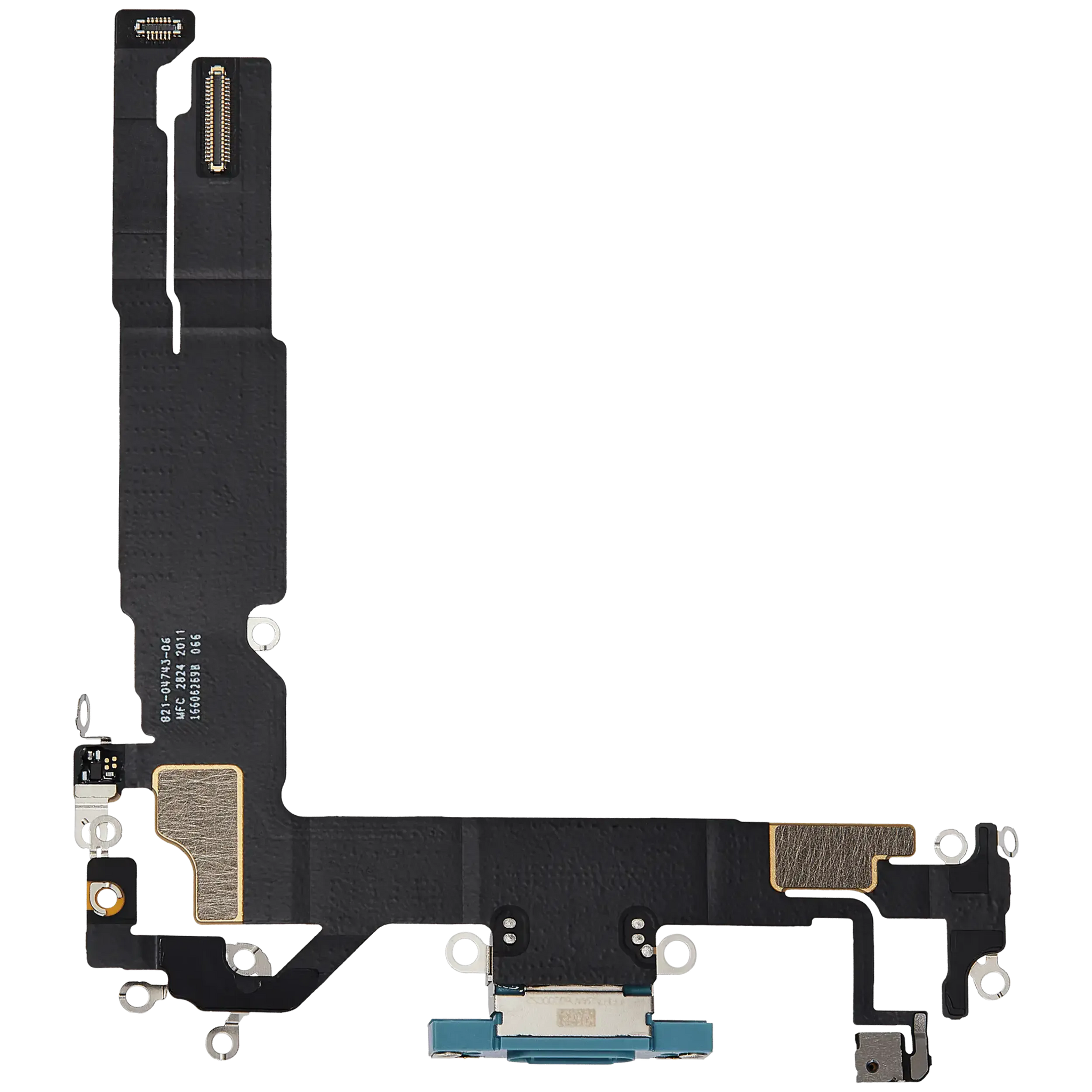 Charging Port Flex Cable For iPhone 16 (Pull) (Ultramarine)