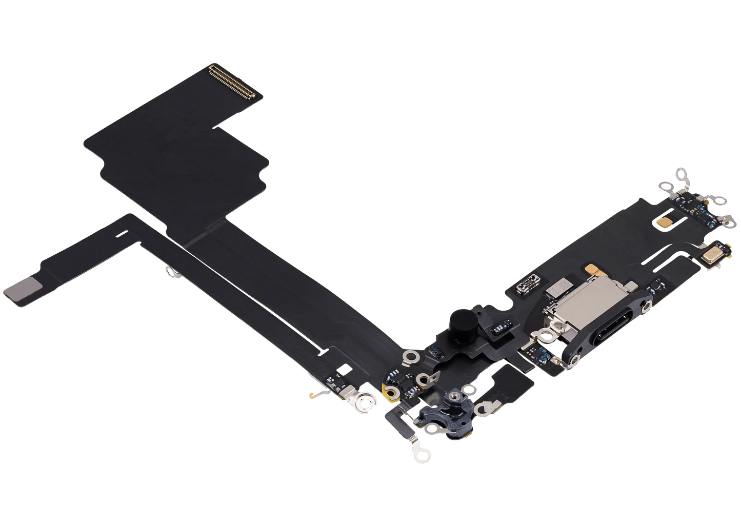 Charging Port Flex Cable For iPhone 15 Pro Max (Pull) (Black Titanium)
