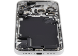 Back Housing W/ Charging Port Flex & Small Parts For iPhone 17 Pro Max (EU / Global Version) (Pull) (Silver)