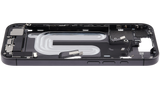 Mid-Frame Housing W/ Charging Port Flex & Small Parts For iPhone 17 (US Version) (Pull) (Black)