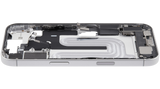 Mid-Frame Housing W/ Charging Port Flex & Small Parts For iPhone 17 (US Version) (Pull) (White)