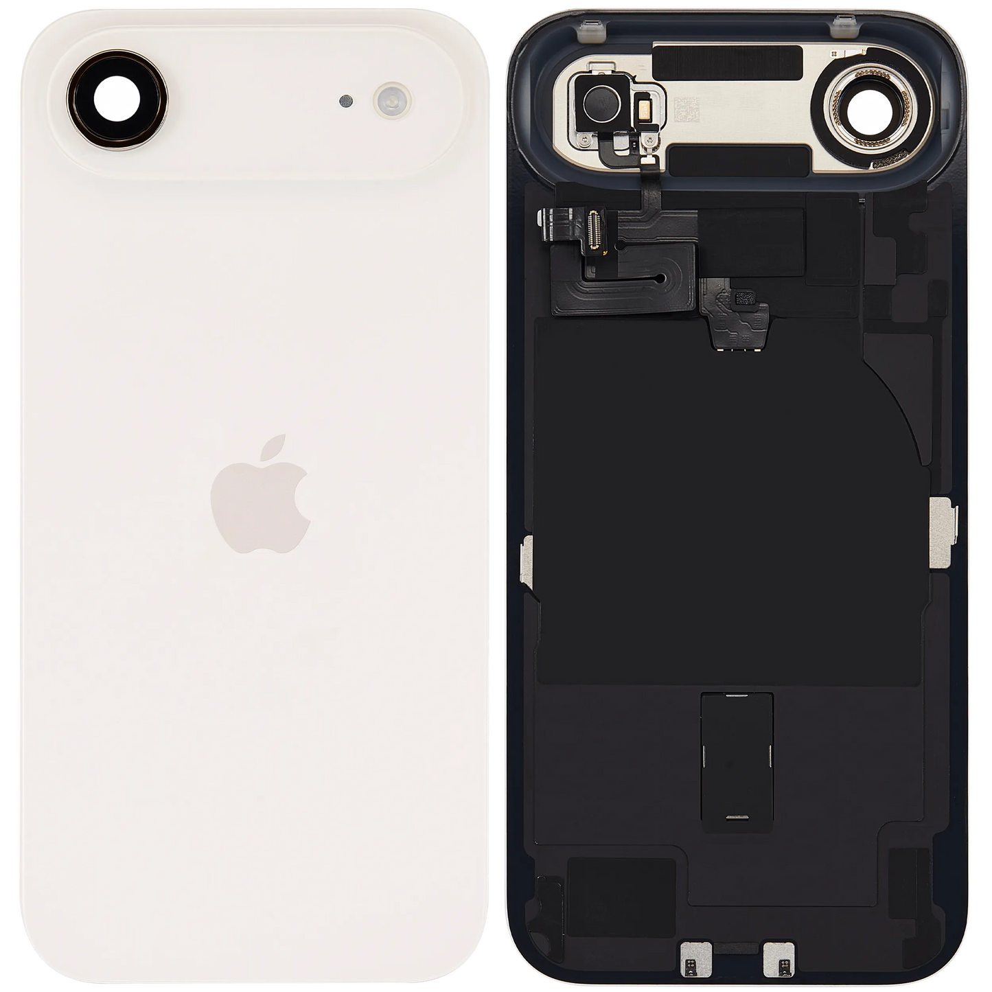 Back Glass W/ MagSafe Magnet & NFC & Flashlight Flex For iPhone Air (Pull) (Light Gold)