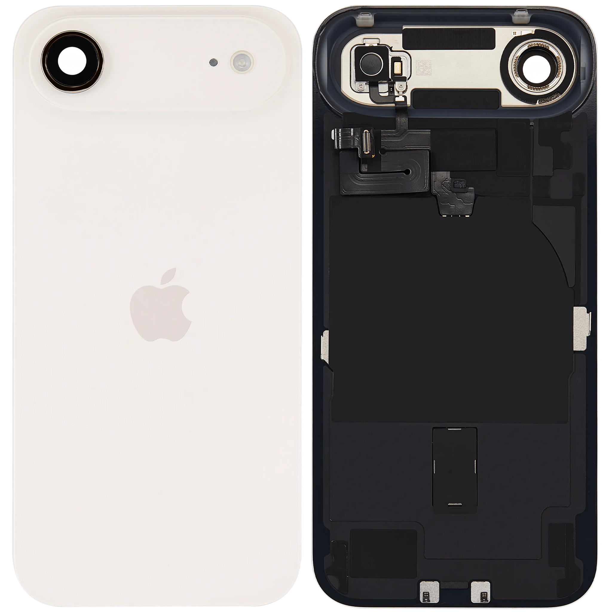 Back Glass W/ MagSafe Magnet & NFC & Flashlight Flex For iPhone Air (Pull) (Light Gold)